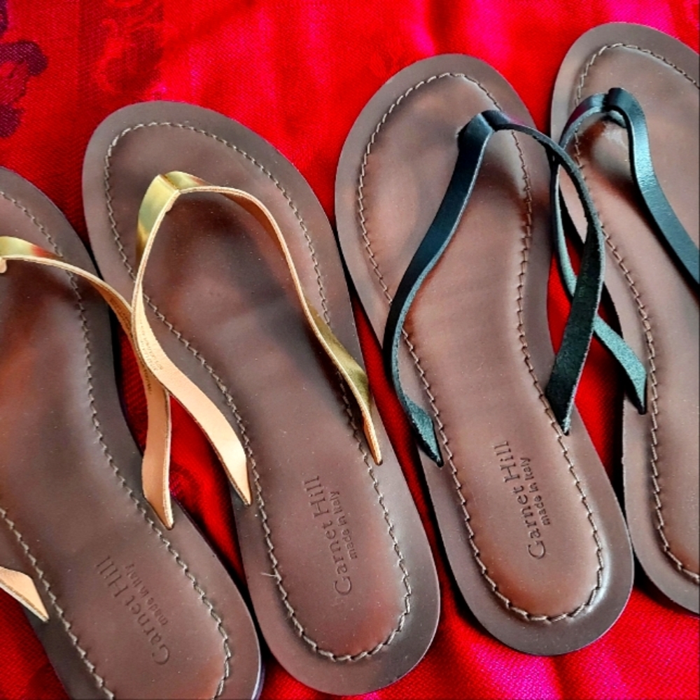 Garnet Hill Leather Sandals